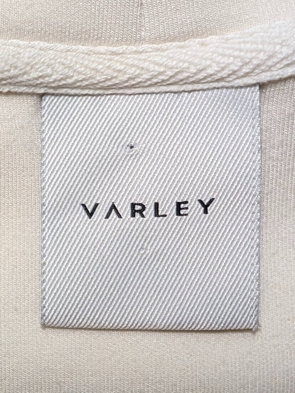 Varley Arcola Funnel Neck Sweatshirt In Egret Vanilla - Picture 5 of 14